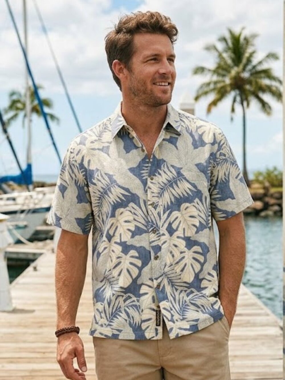 Cooke Street Honolulu Inside Out Print Aloha Shirt | Men’s M | 100% Cotton